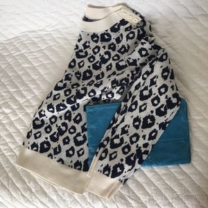 GAP cheetah print sweater